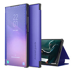 Funda de Cuero Cartera con Soporte Carcasa ZL1 para Samsung Galaxy A32 4G Morado