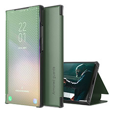 Funda de Cuero Cartera con Soporte Carcasa ZL1 para Samsung Galaxy A32 4G Verde