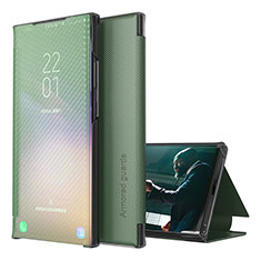 Funda de Cuero Cartera con Soporte Carcasa ZL1 para Samsung Galaxy S20 5G Verde