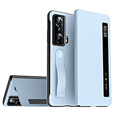 Funda de Cuero Cartera con Soporte Carcasa ZL2 para Huawei Honor Magic Vs Ultimate 5G Azul Cielo