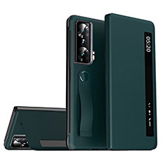 Funda de Cuero Cartera con Soporte Carcasa ZL2 para Huawei Honor Magic Vs Ultimate 5G Verde