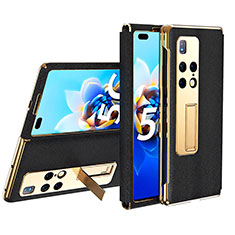 Funda de Cuero Cartera con Soporte Carcasa ZL2 para Huawei Mate X2 Negro