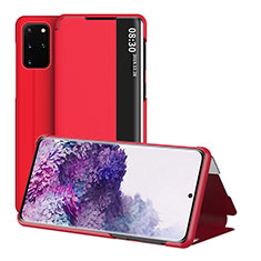 Funda de Cuero Cartera con Soporte Carcasa ZL2 para Samsung Galaxy S20 Plus 5G Rojo