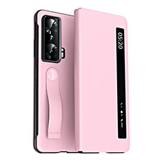 Funda de Cuero Cartera con Soporte Carcasa ZL3 para Huawei Honor Magic Vs 5G Oro Rosa