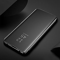 Funda de Cuero Cartera con Soporte Espejo Carcasa L01 para OnePlus Nord 2T 5G Negro