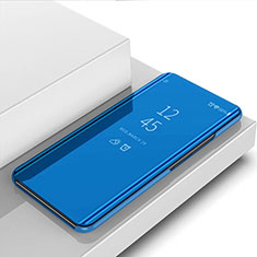 Funda de Cuero Cartera con Soporte Espejo Carcasa L01 para OnePlus Nord N200 5G Azul