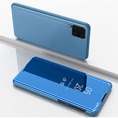 Funda de Cuero Cartera con Soporte Espejo Carcasa L02 para Huawei Nova 6 SE Azul Cielo