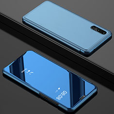 Funda de Cuero Cartera con Soporte Espejo Carcasa L02 para Huawei P20 Pro Azul Cielo