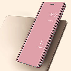 Funda de Cuero Cartera con Soporte Espejo Carcasa para Huawei P20 Oro Rosa