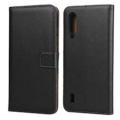 Funda de Cuero Cartera con Soporte K01 para Xiaomi Mi A3 Negro