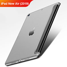 Funda de Cuero Cartera con Soporte L01 para Apple iPad New Air (2019) 10.5 Negro