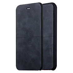 Funda de Cuero Cartera con Soporte L01 para Apple iPhone 6S Plus Negro