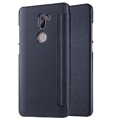 Funda de Cuero Cartera con Soporte L01 para Xiaomi Mi 5S Plus Negro