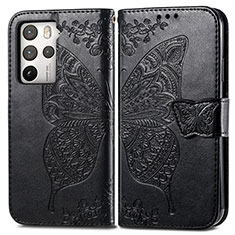 Funda de Cuero Cartera con Soporte Mariposa Carcasa para HTC U23 Pro 5G Negro