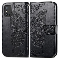 Funda de Cuero Cartera con Soporte Mariposa Carcasa para Huawei Honor X10 Max 5G Negro