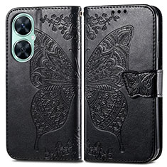 Funda de Cuero Cartera con Soporte Mariposa Carcasa para Huawei Nova 11i Negro