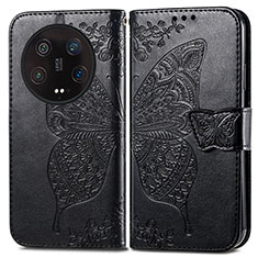 Funda de Cuero Cartera con Soporte Mariposa Carcasa para Xiaomi Mi 13 Ultra 5G Negro