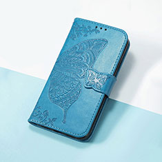 Funda de Cuero Cartera con Soporte Mariposa Carcasa S01D para Google Pixel 7 Pro 5G Azul