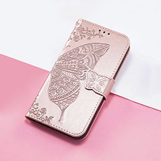 Funda de Cuero Cartera con Soporte Mariposa Carcasa S01D para Huawei Enjoy 50z Oro Rosa