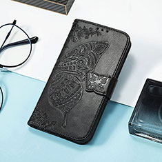 Funda de Cuero Cartera con Soporte Mariposa Carcasa S01D para Huawei Honor 60 SE 5G Negro