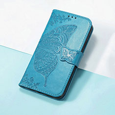 Funda de Cuero Cartera con Soporte Mariposa Carcasa S01D para Huawei Nova 10 Azul