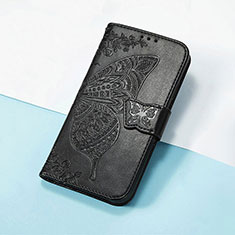 Funda de Cuero Cartera con Soporte Mariposa Carcasa S01D para Huawei Nova 10 Pro Negro