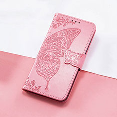 Funda de Cuero Cartera con Soporte Mariposa Carcasa S01D para Huawei Nova 10 Pro Rosa Roja