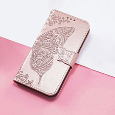 Funda de Cuero Cartera con Soporte Mariposa Carcasa S01D para Huawei Nova 10 SE Oro Rosa