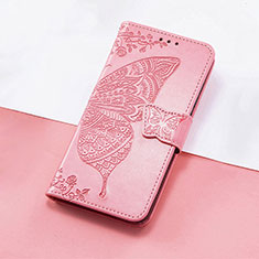 Funda de Cuero Cartera con Soporte Mariposa Carcasa S01D para Huawei Nova 10 SE Rosa Roja