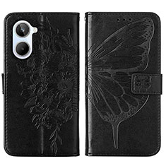 Funda de Cuero Cartera con Soporte Mariposa Carcasa Y01B para Realme 10 4G Negro