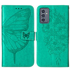 Funda de Cuero Cartera con Soporte Mariposa Carcasa Y01B para Samsung Galaxy A15 5G Verde