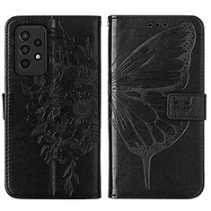 Funda de Cuero Cartera con Soporte Mariposa Carcasa Y01B para Samsung Galaxy A33 5G Negro