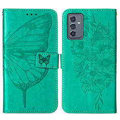 Funda de Cuero Cartera con Soporte Mariposa Carcasa Y01B para Samsung Galaxy F54 5G Verde