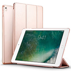 Funda de Cuero Cartera con Soporte para Apple iPad Pro 12.9 (2017) Oro Rosa