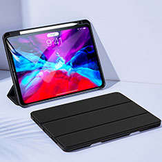 Funda de Cuero Cartera con Soporte para Apple iPad Pro 12.9 (2021) Negro