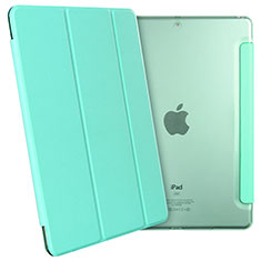 Funda de Cuero Cartera con Soporte para Apple New iPad 9.7 (2017) Verde