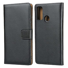 Funda de Cuero Cartera con Soporte para Huawei Nova Lite 3 Plus Negro