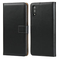 Funda de Cuero Cartera con Soporte para Huawei Y9 Prime (2019) Negro