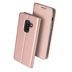 Funda de Cuero Cartera con Soporte para Samsung Galaxy A9 Star Lite Rosa