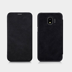 Funda de Cuero Cartera con Soporte para Samsung Galaxy Grand Prime Pro (2018) Negro