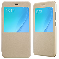 Funda de Cuero Cartera con Soporte para Xiaomi Mi 5X Oro