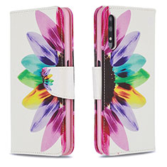 Funda de Cuero Cartera con Soporte Patron de Moda Carcasa B01F para Huawei Y9 Prime (2019) Multicolor