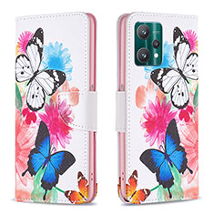 Funda de Cuero Cartera con Soporte Patron de Moda Carcasa B01F para Realme 9 5G Vistoso