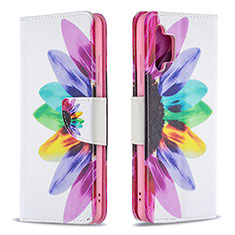 Funda de Cuero Cartera con Soporte Patron de Moda Carcasa B01F para Samsung Galaxy A32 4G Multicolor