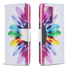 Funda de Cuero Cartera con Soporte Patron de Moda Carcasa B01F para Samsung Galaxy Note 20 Ultra 5G Multicolor