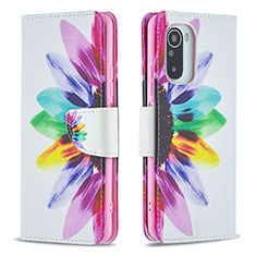 Funda de Cuero Cartera con Soporte Patron de Moda Carcasa B01F para Xiaomi Mi 11X 5G Multicolor