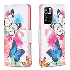 Funda de Cuero Cartera con Soporte Patron de Moda Carcasa B01F para Xiaomi Poco X4 NFC Vistoso