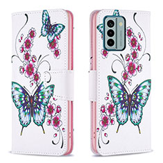 Funda de Cuero Cartera con Soporte Patron de Moda Carcasa B03F para Nokia G22 Vistoso