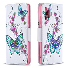 Funda de Cuero Cartera con Soporte Patron de Moda Carcasa B03F para Samsung Galaxy A32 4G Vistoso