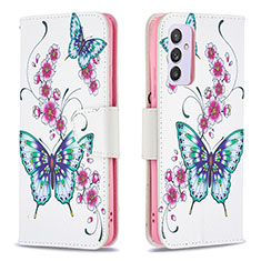 Funda de Cuero Cartera con Soporte Patron de Moda Carcasa B03F para Samsung Galaxy F54 5G Vistoso